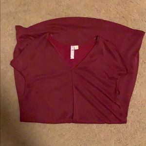 V-neck T-shirt dress